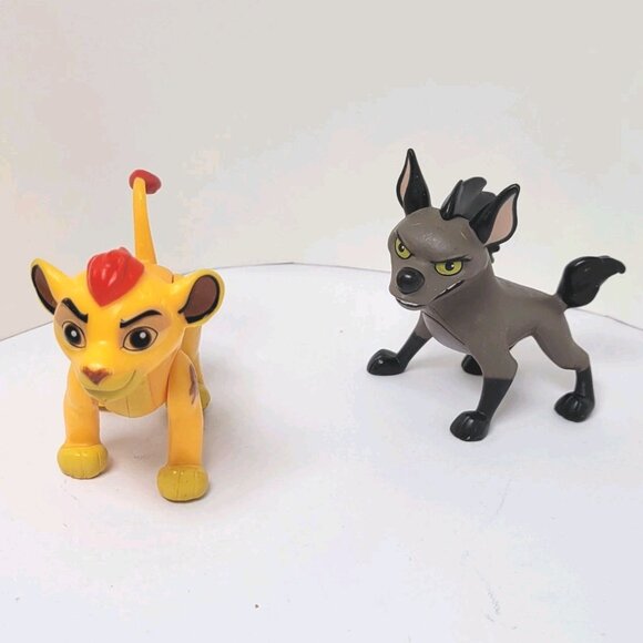 Lot Disney Lion King Lion Guard Kion And Janja Hyena Pride Lands Figure - Picture 14 of 16